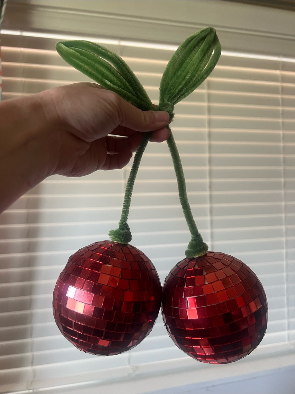 Red Disco Ball Cherries